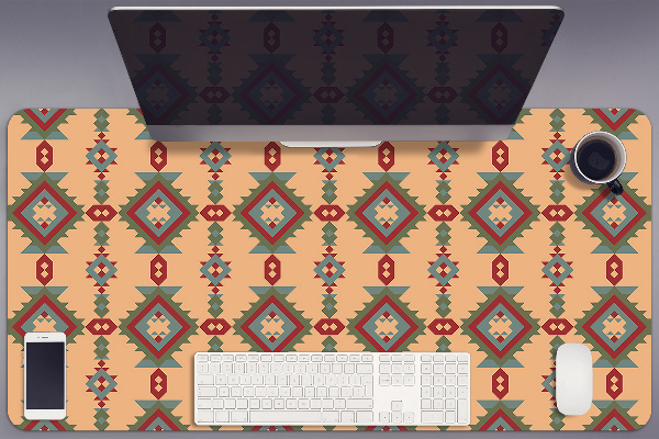 Full desk pad Indian motifs