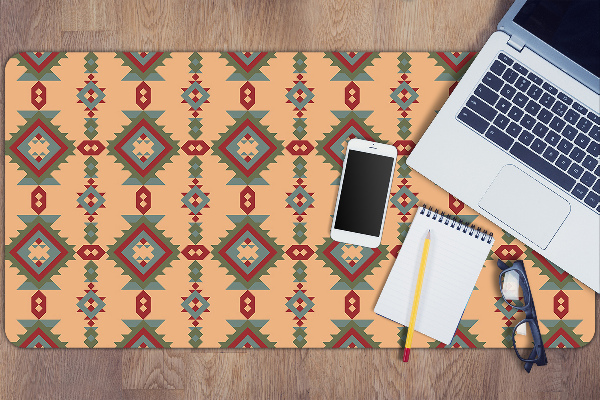 Full desk pad Indian motifs