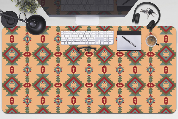 Full desk pad Indian motifs
