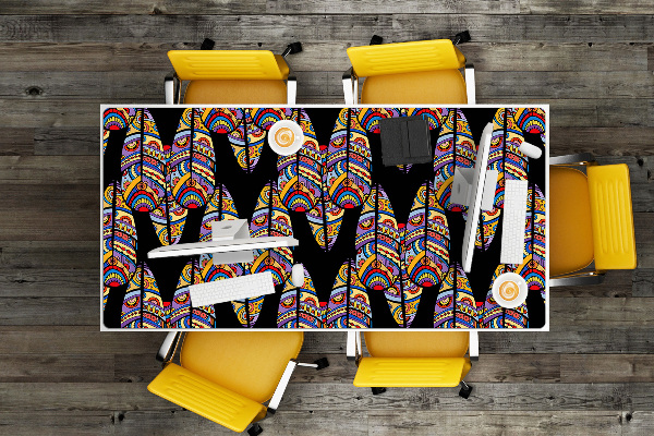 Full desk protector tribal Art