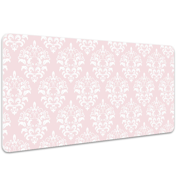 Full desk mat damask pattern