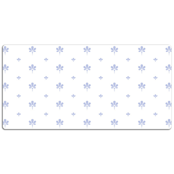 Large desk mat table protector floral pattern