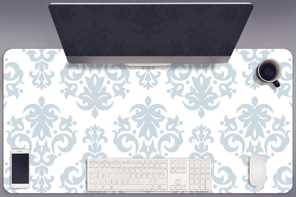Full desk mat gray ornament
