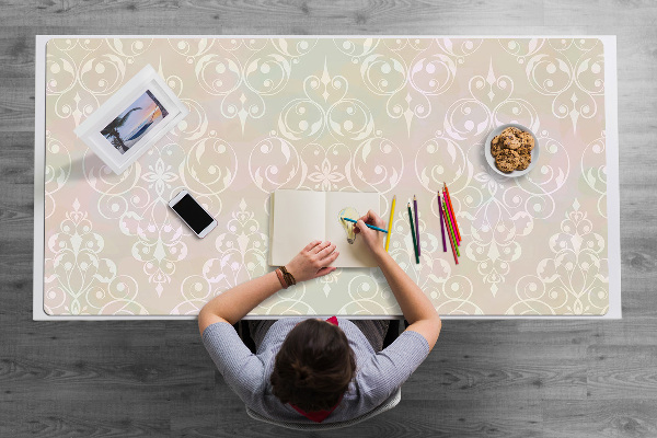 Desk mat Vintage gold pattern