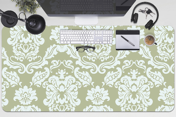 Full desk protector green ornament