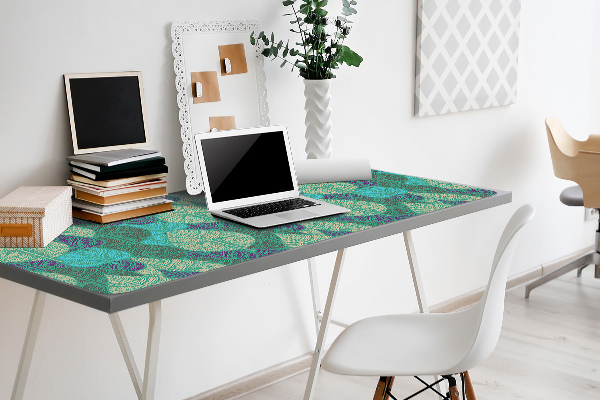 Large desk mat for children Leaves