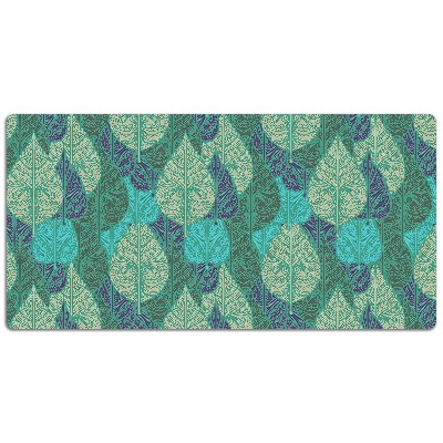 Large desk mat for children Leaves