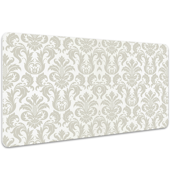 Large desk mat table protector floral pattern