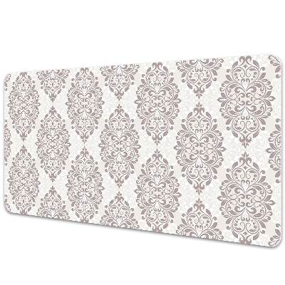 Full desk protector damask pattern