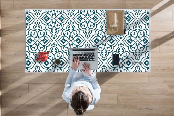 Large desk mat table protector pattern ornament