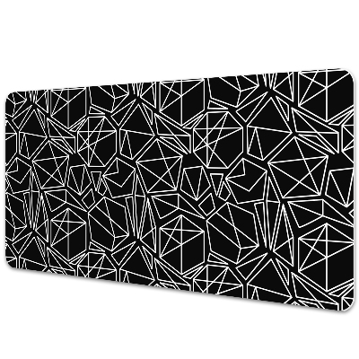 Desk mat geometric solids