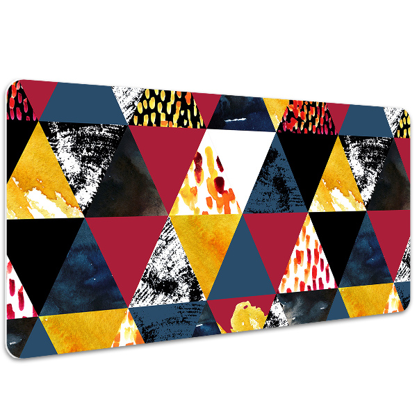 Desk mat Mosaic of triangles