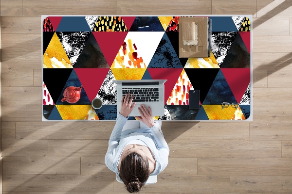 Desk mat Mosaic of triangles