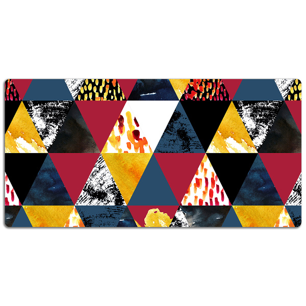 Desk mat Mosaic of triangles