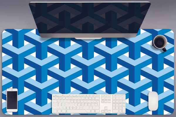 Full desk protector Three-dimensional graphics