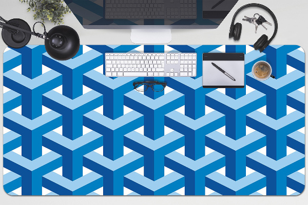Full desk protector Three-dimensional graphics