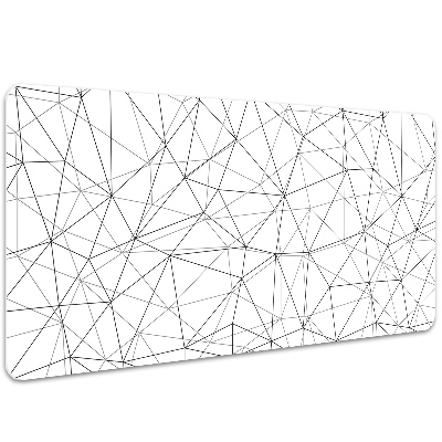 Desk mat geometric lines