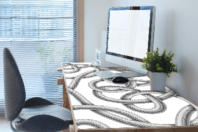 Desk pad tangled cable