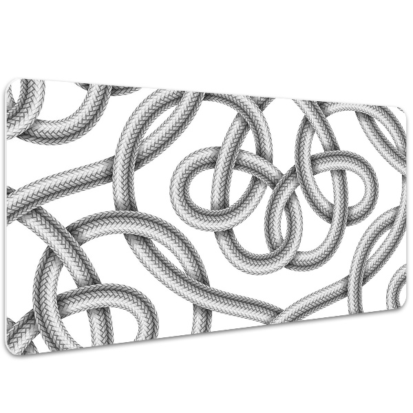 Desk pad tangled cable