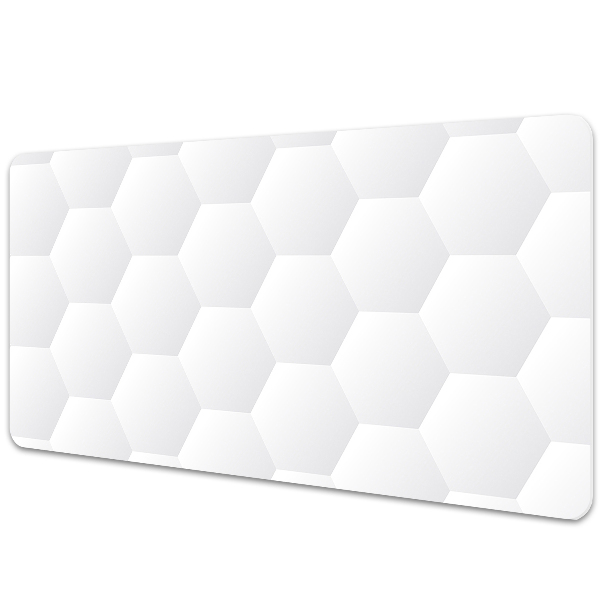 Large desk mat table protector Honeycomb