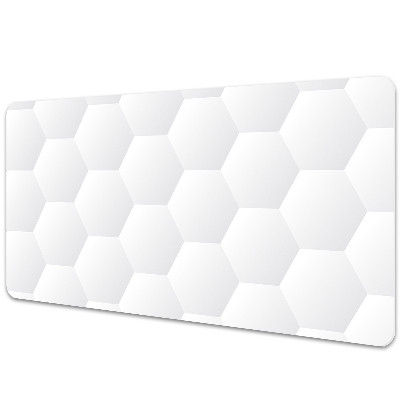 Large desk mat table protector Honeycomb