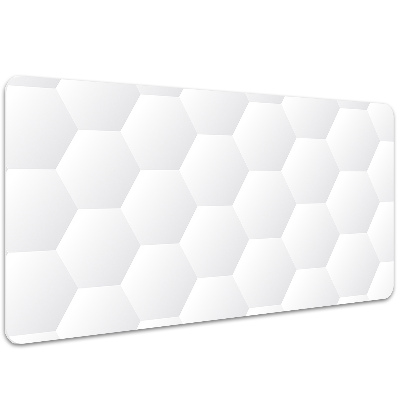 Large desk mat table protector Honeycomb