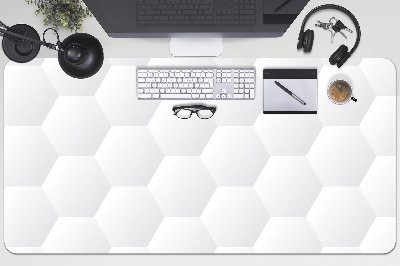 Large desk mat table protector Honeycomb