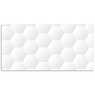 Large desk mat table protector Honeycomb