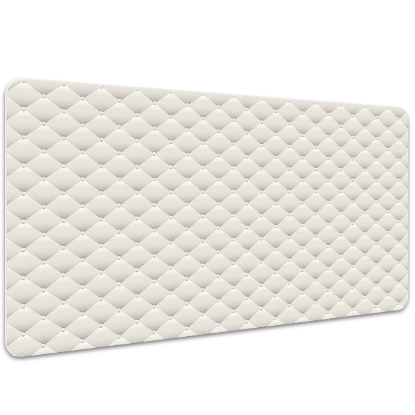 Large desk mat table protector quilted pattern