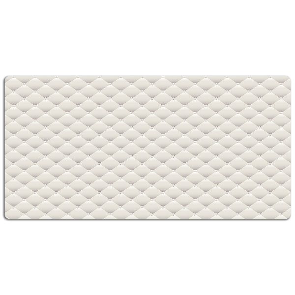 Large desk mat table protector quilted pattern