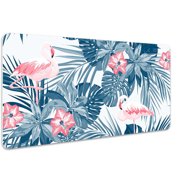 Full desk protector tropical birds