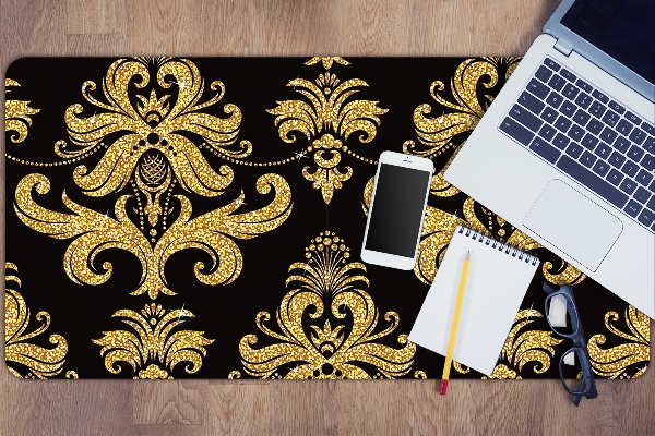 Full desk mat Golden ornament
