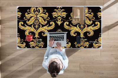 Full desk mat Golden ornament