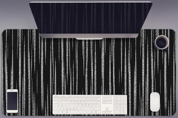 Full desk mat black design