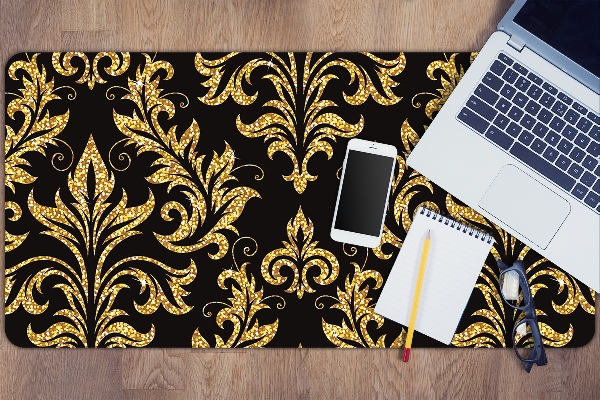 Full desk mat Golden ornament