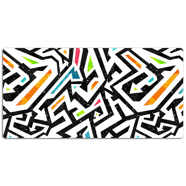 Large desk mat for children Graffiti