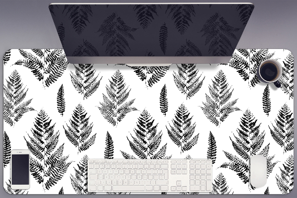 Full desk mat fern leaves