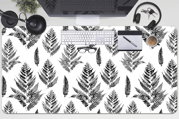 Full desk mat fern leaves