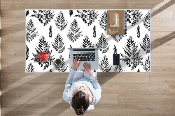 Full desk mat fern leaves