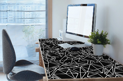 Full desk protector geometric shapes