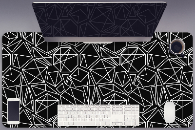 Full desk protector geometric shapes