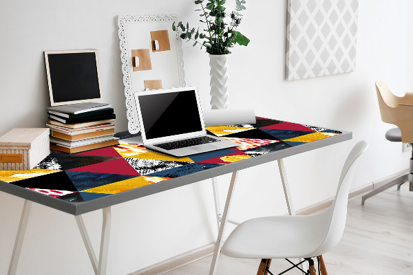 Full desk protector autumn mosaic