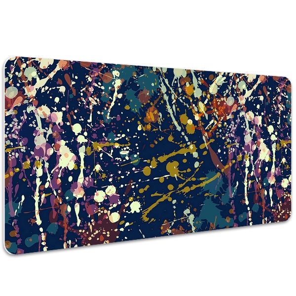 Full desk mat watercolor stains