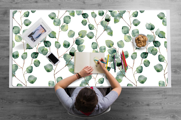 Full desk protector Twigs with leaves