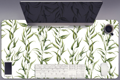 Desk mat eucalyptus leaves