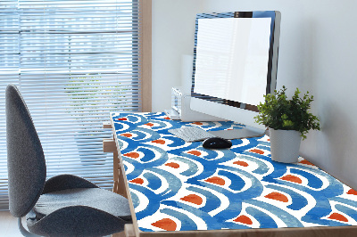 Large desk mat for children Fish scales