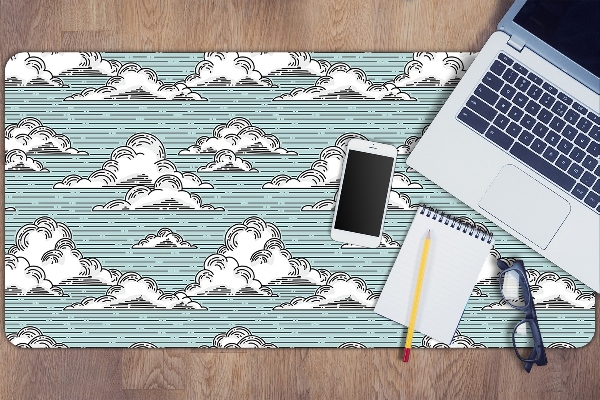Full desk mat clouds drawing