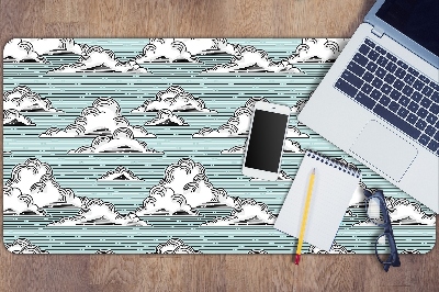 Full desk mat clouds drawing