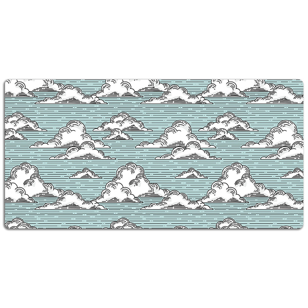 Full desk mat clouds drawing