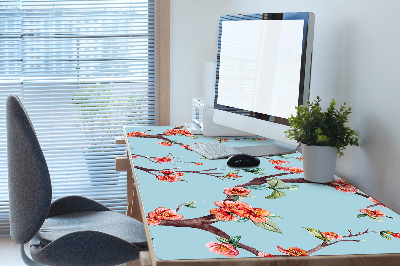 Desk pad blooming tree